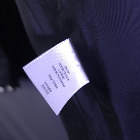 Talbots Circles Jacket Womens Size 8P Business Casual Office 100% Cotton - Picture 10 of 10